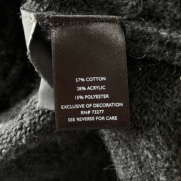 Simply Vera Crystal Neck Knit Layered Sweater, Size L - Picture 10 of 14